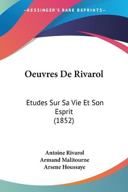 Oeuvres De Rivarol