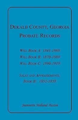 DeKalb County, Georgia, Probate Records