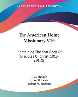 The American Home Missionary V19