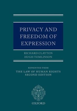 Privacy and Freedom of Expression