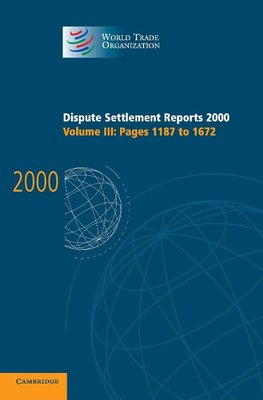 Dispute Settlement Reports 2000