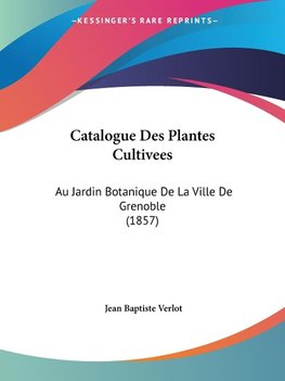 Catalogue Des Plantes Cultivees