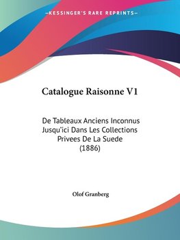 Catalogue Raisonne V1