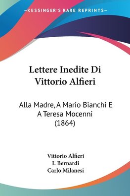 Lettere Inedite Di Vittorio Alfieri