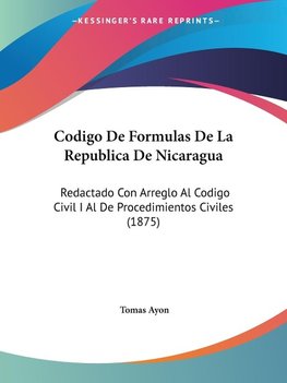 Codigo De Formulas De La Republica De Nicaragua