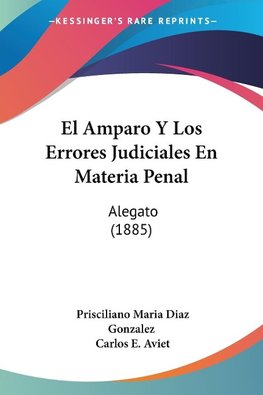 El Amparo Y Los Errores Judiciales En Materia Penal